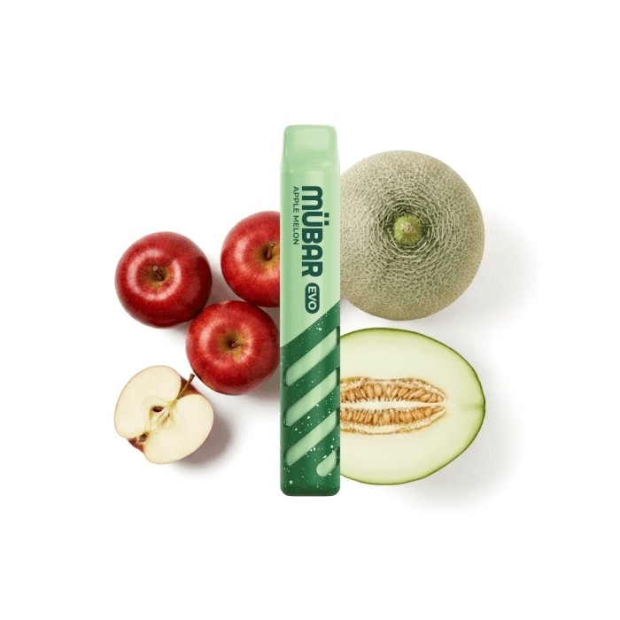 Mübar APPLE MELON Evo 800 PUFFS Pod Desechable