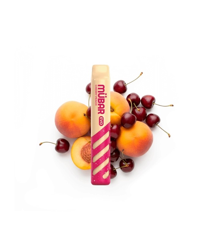 Mübar CHERRY PEACH Evo 800 PUFFS Pod Desechable