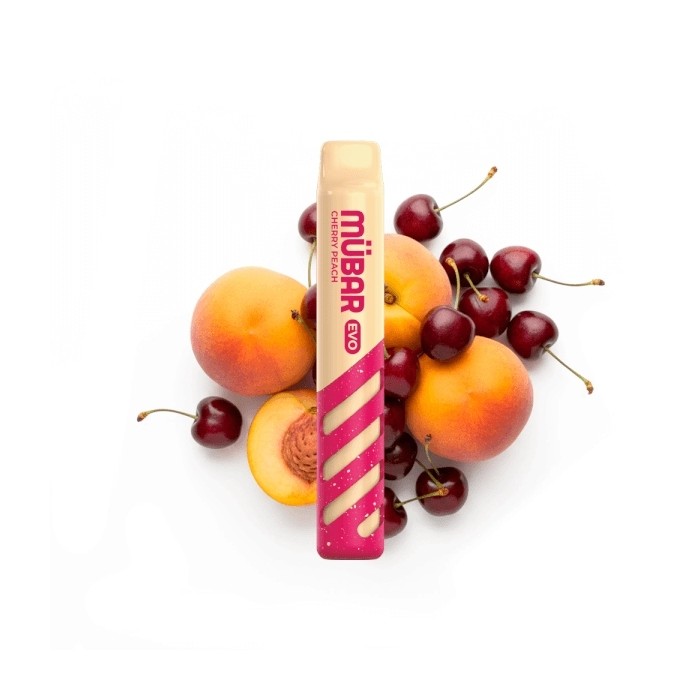 Mübar CHERRY PEACH Evo 800 PUFFS Pod Desechable