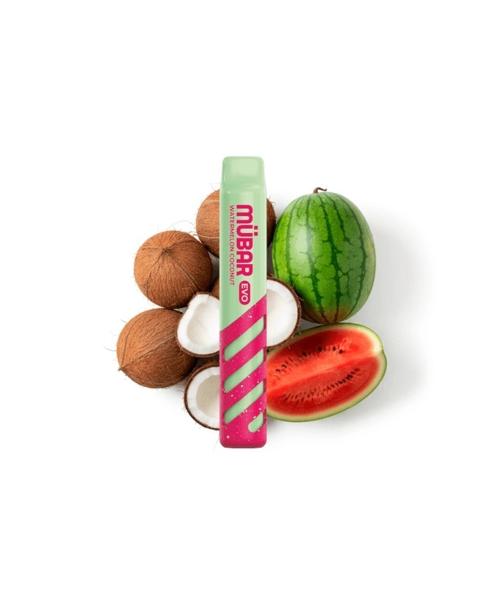 Mübar WATERMELON COCONUT Evo 800 PUFFS Pod Desechable