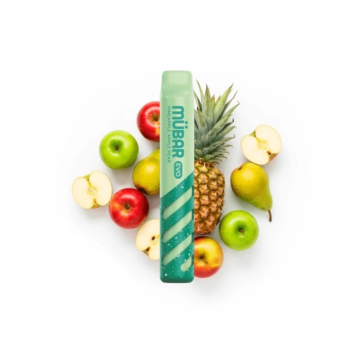 Mübar PINEAPPLE APPLE PEAR Evo 800 PUFFS Pod Desechable