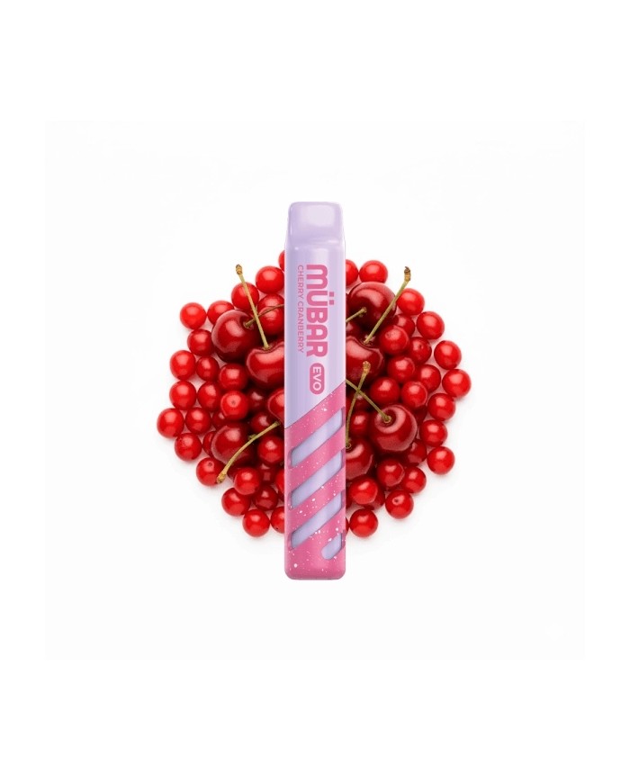Mübar CHERRY CRANBERRY Evo 800 PUFFS Pod Desechable