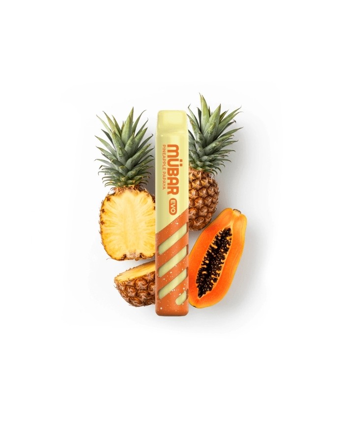 Mübar PINEAPPLE PAPAYA Evo 800 PUFFS Pod Desechable