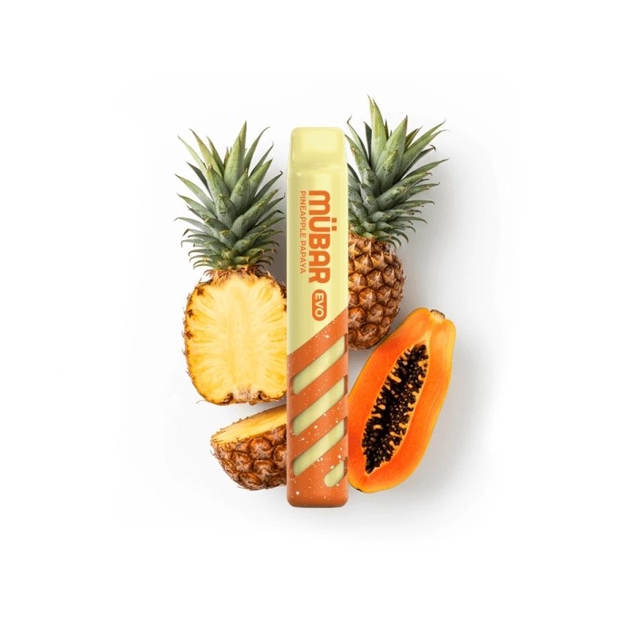 Mübar PINEAPPLE PAPAYA Evo 800 PUFFS Pod Desechable