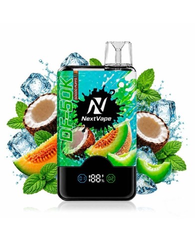NextVape COCONUT MELON / EXTRA COOL MINT ZERO Df-50K Pod Desechable