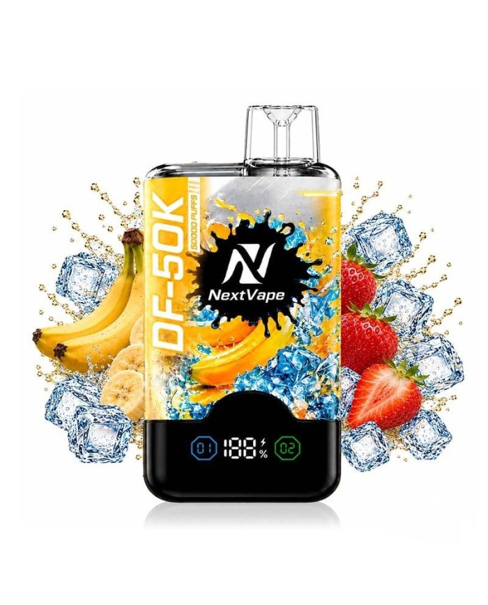 NextVape STRAWBERRY ICE / BANANA ICE ZERO Df-50K Pod Desechable