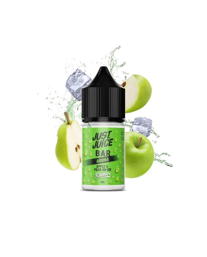 Longfill APPLE PEAR ON ICE REBORN ICE 6Ml. Just Juice