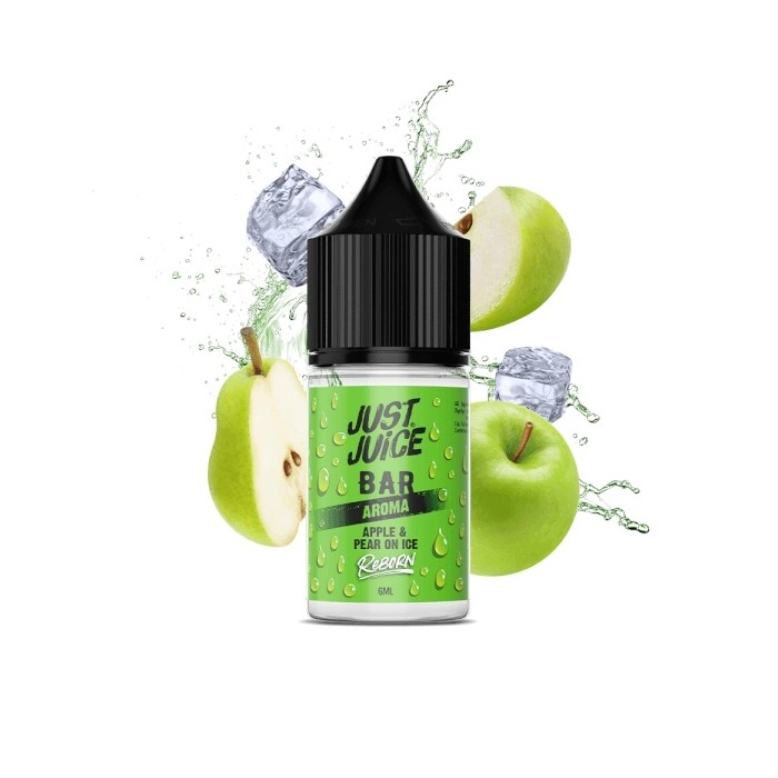 Longfill APPLE PEAR ON ICE REBORN ICE 6Ml. Just Juice